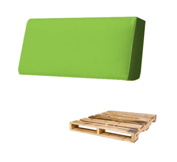 ECO BACK, Schienale per Pallet Rigido in Ecopelle 120x30 H15, Verde-Chiaro,  Arketicom