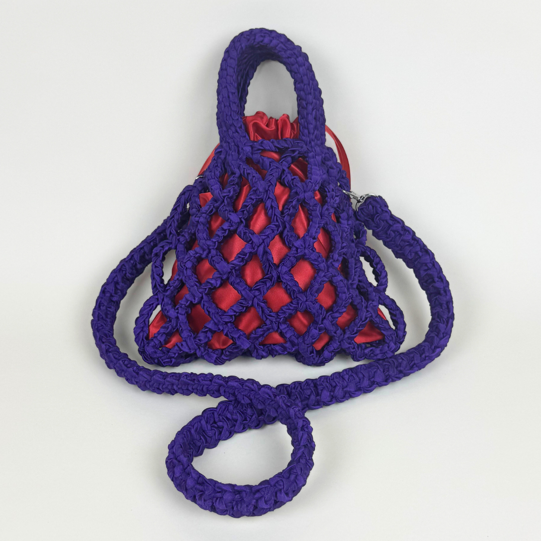 The Satin Net Purple