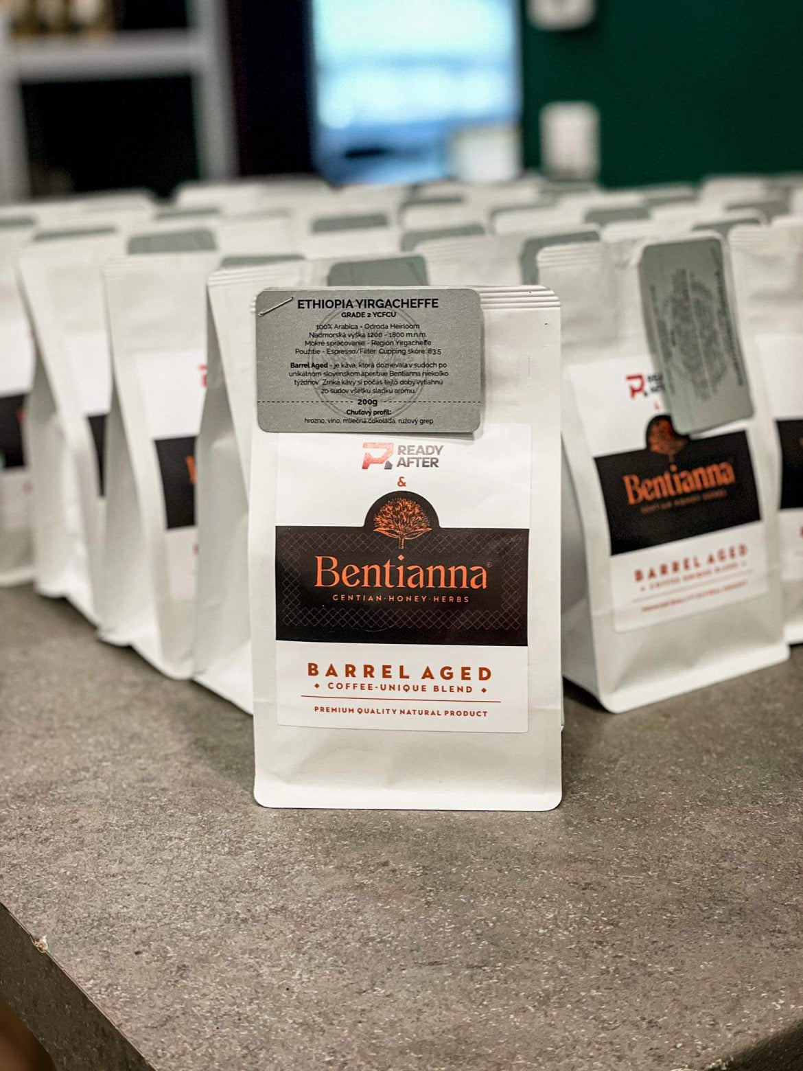Káva zrající v sudech BENTIANNA - 100% Arabica Káva Balení: 200g