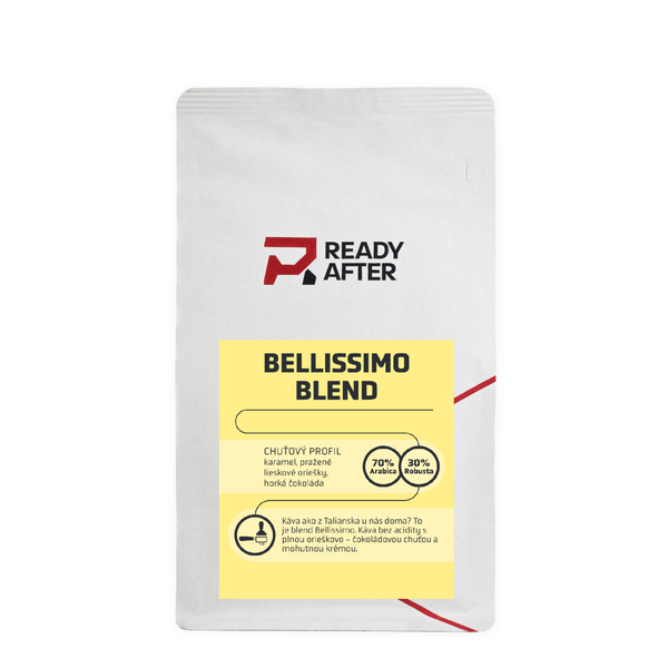 Bellissimo blend - premium coffee blend 70% Arabica 30% Robusta Packaging: 500g