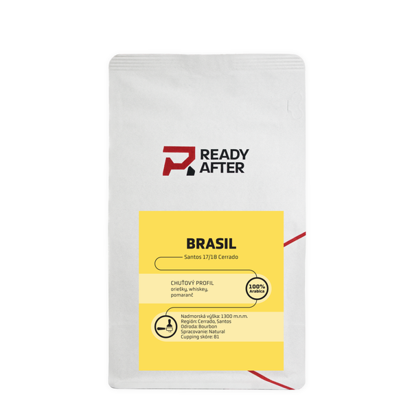 Brasil Santos Cerrado 17/18 Natural - káva 100% Arabica Balení: 500g