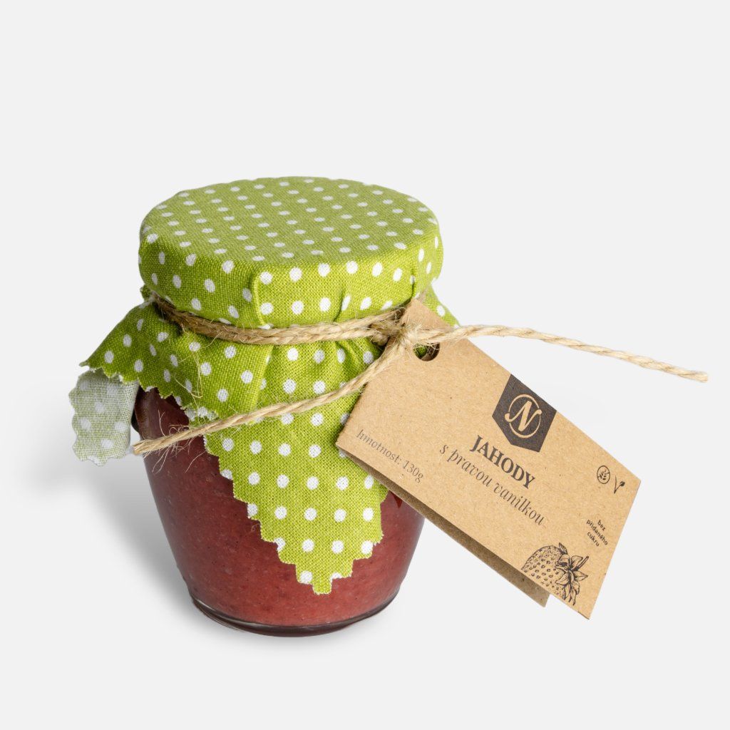 Strawberry with Real Vanilla | No Added Sugar 130 g / 250 g