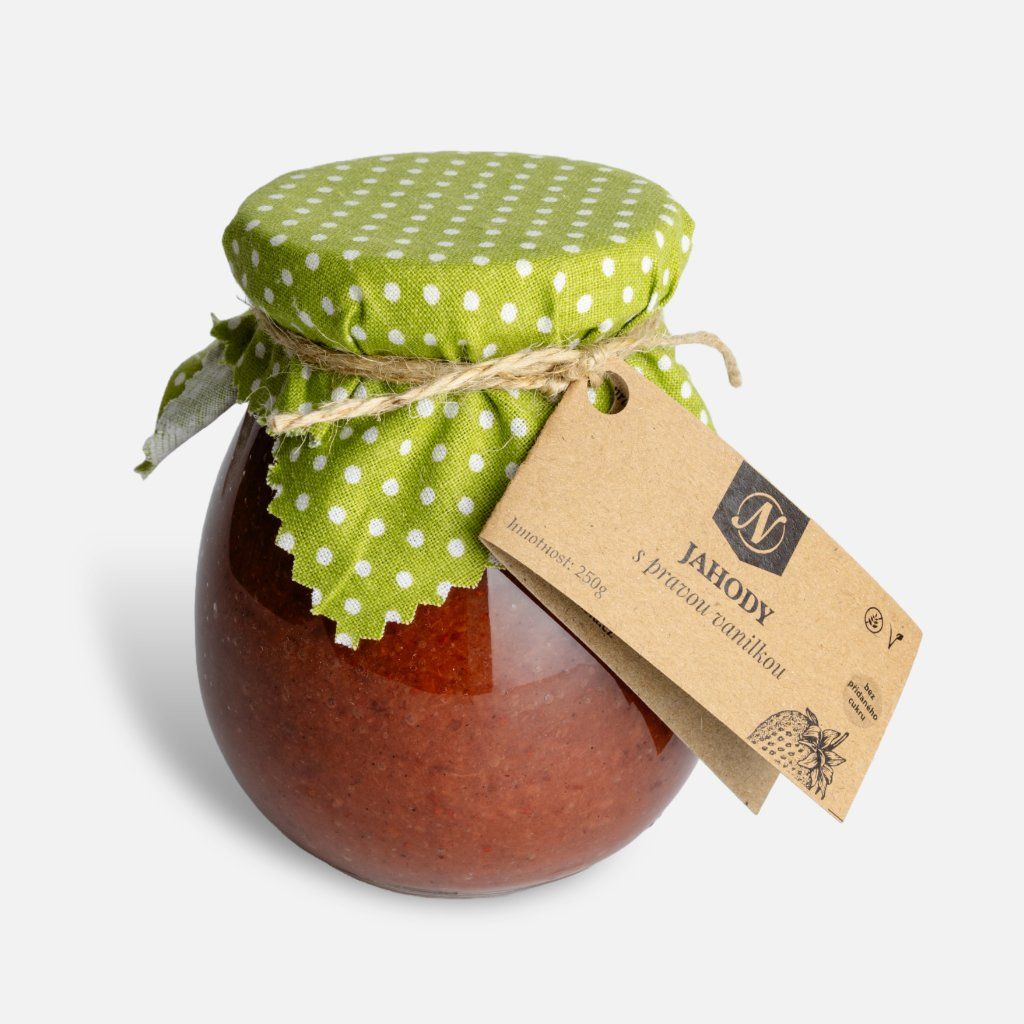Strawberry with Real Vanilla | No Added Sugar 130 g / 250 g