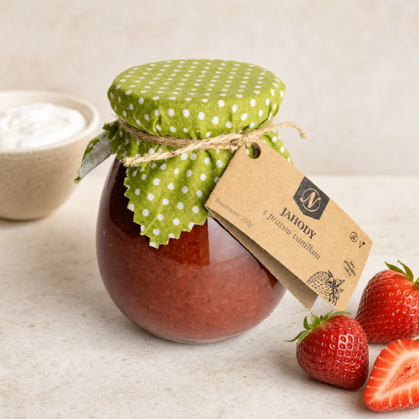 Strawberry with Real Vanilla | No Added Sugar 130 g / 250 g