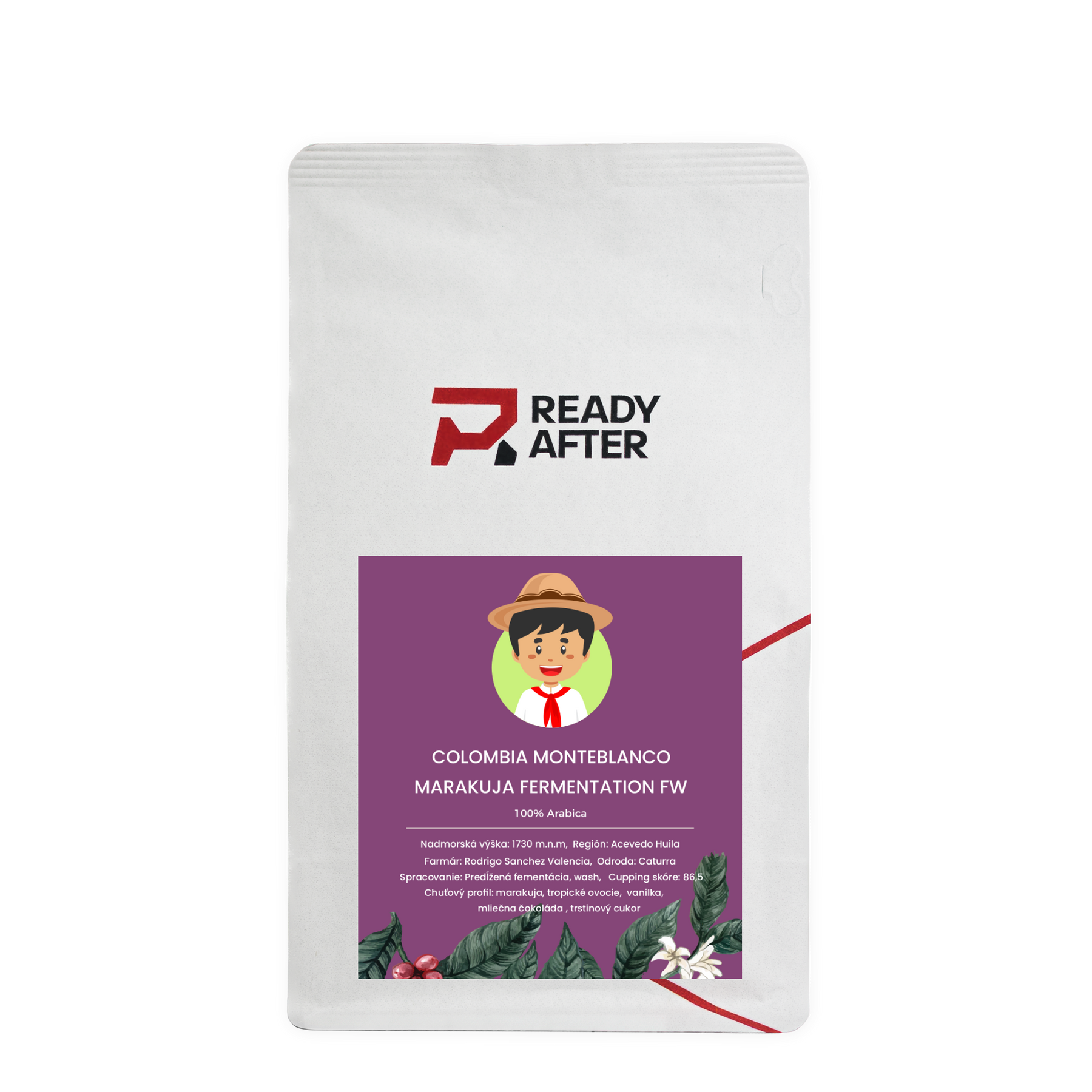 Colombia Monteblanco Passion Fruit Extended Fermentation - 100% Arabica Coffee Packaging: 200g