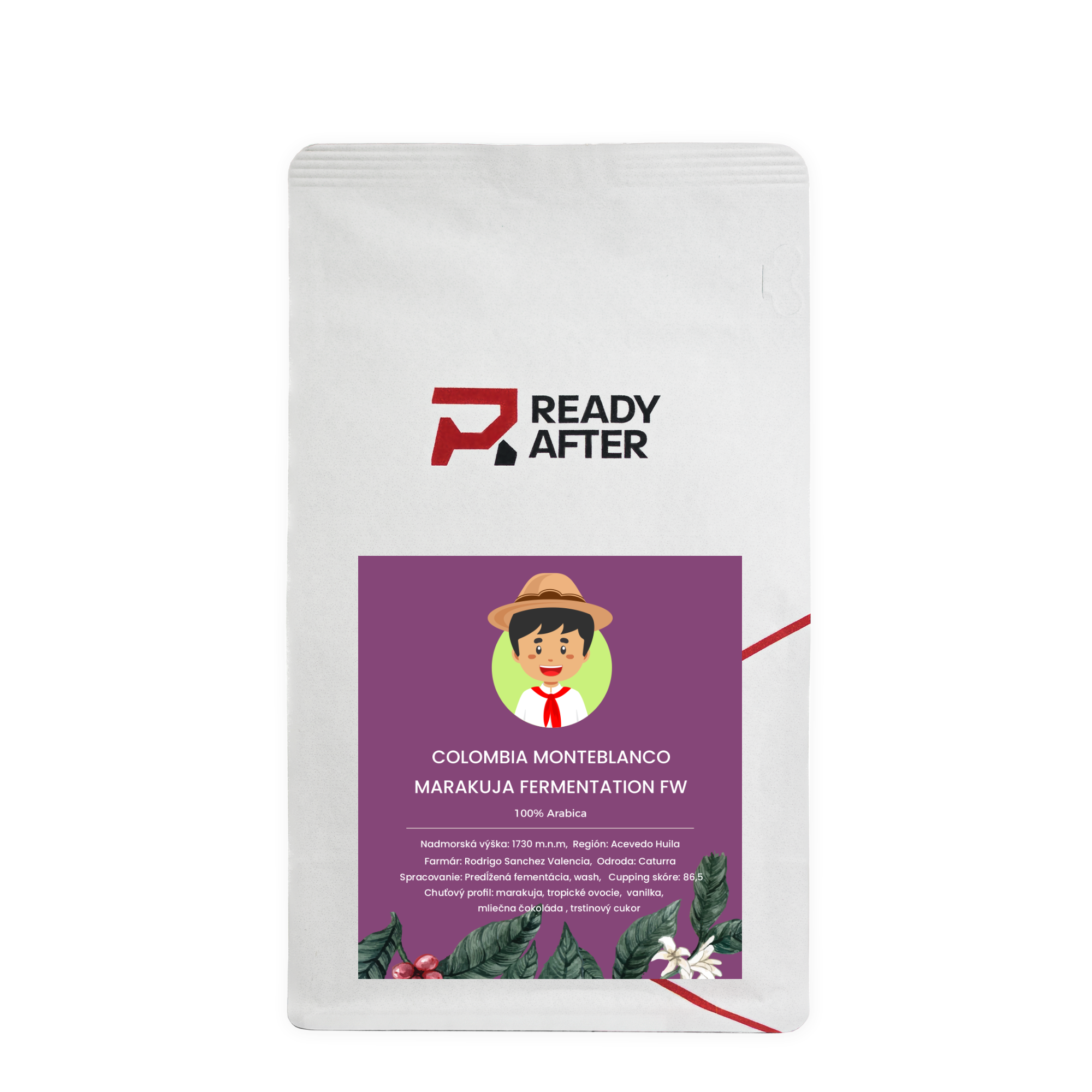 Colombia Monteblanco Marakuja Extented Fermentation - káva 100% Arabica Balenie: 200g