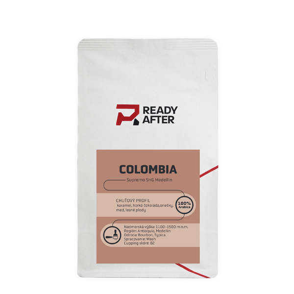 Kolumbijská Supremo Medelin Wash - 100% Arabica Káva Balení: 1000g
