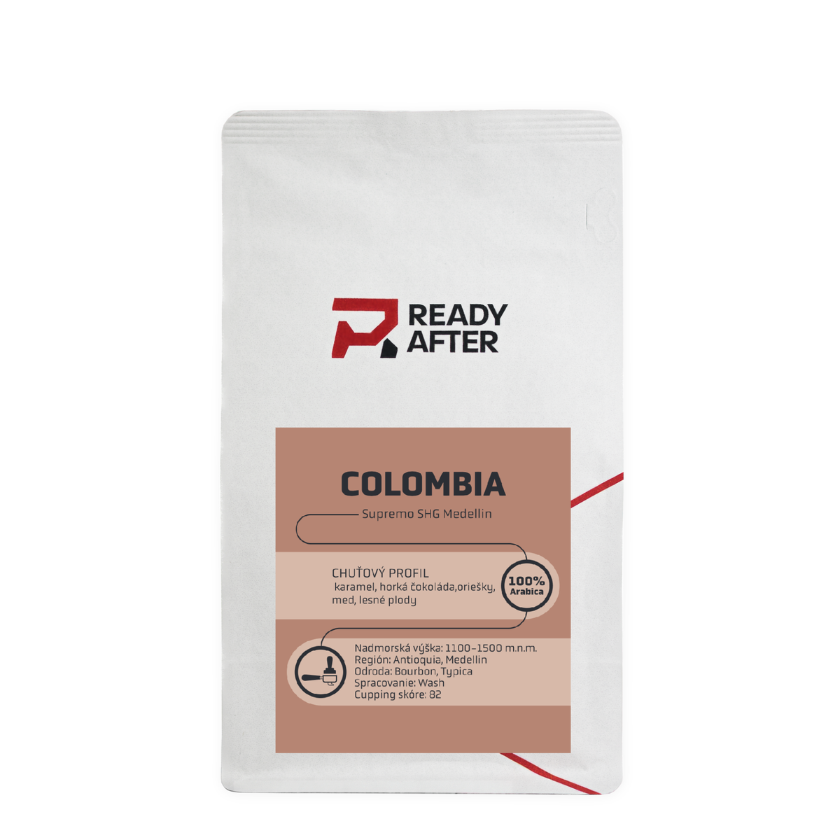 Kolumbijská Supremo Medelin Wash - 100% Arabica Káva Balení: 200g