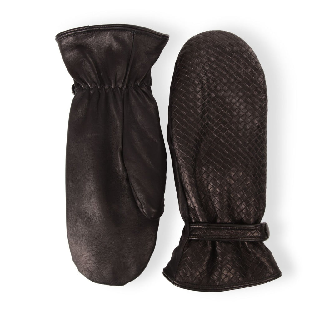 Women's Mittens with Pattern and Rabbit Lining