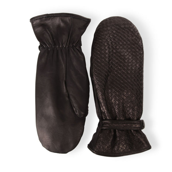 Women's Mittens with Pattern and Rabbit Lining