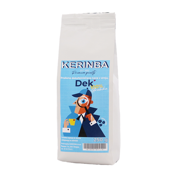 Kerinba kava DEK 250 g - zrno
