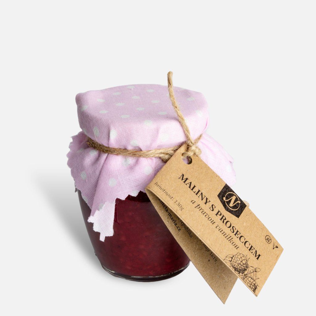 Raspberries with Prosecco and Real Vanilla 130 g / 250 g
