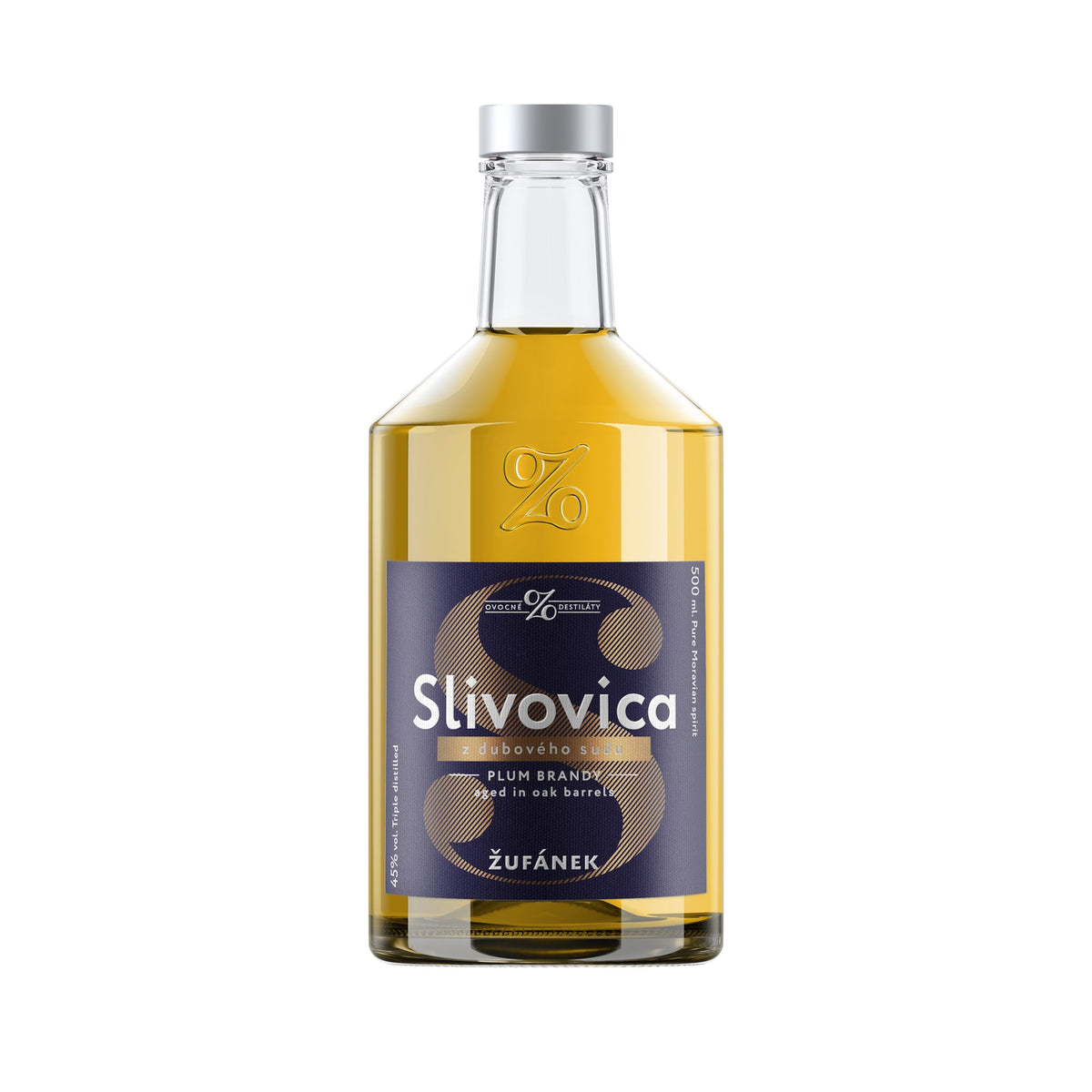 Žufánek Plum Brandy from Oak Barrel 45% 0.5l