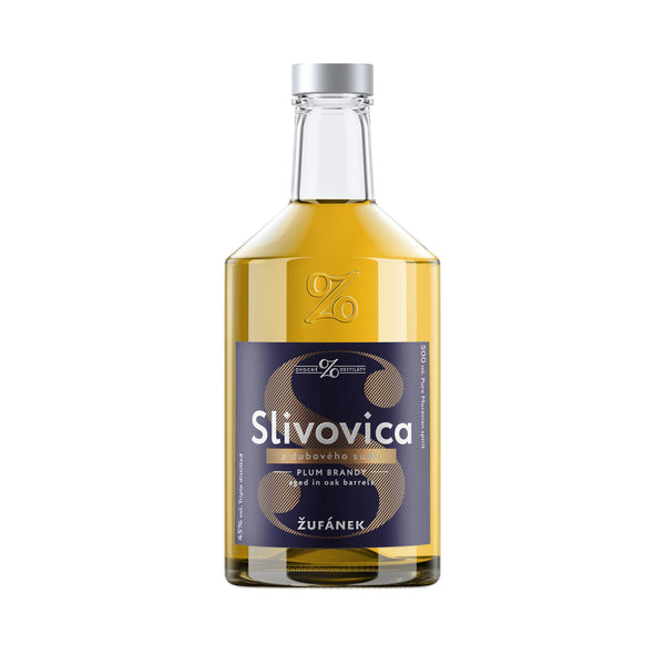 Žufánek Plum Brandy from Oak Barrel 45% 0.5l