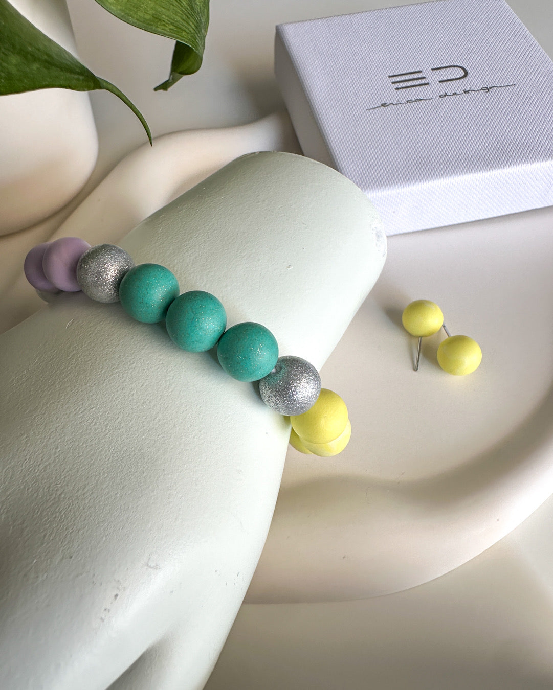Bracelet, earrings | BULB LIMITED | colorful #1