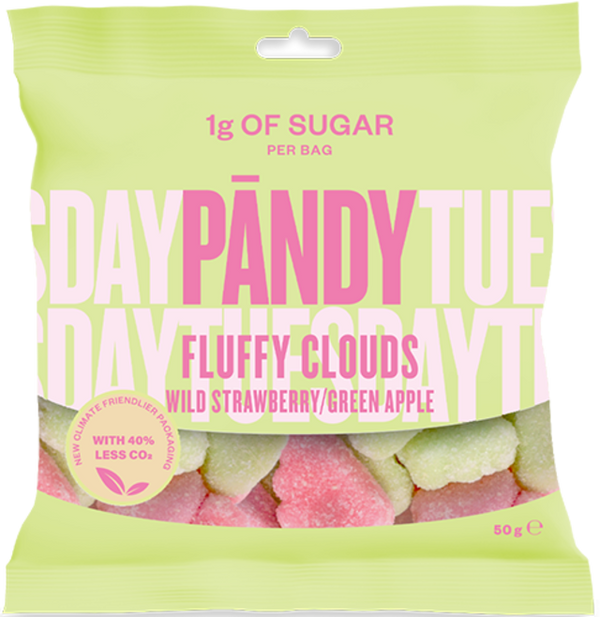 PANDY CANDY - Gummy Candies with No Added Sugar Flavor: FLUFFY CLOUDS