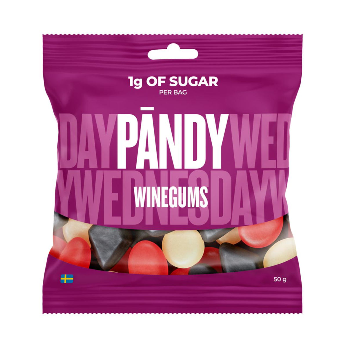 PANDY CANDY - Gummy Candies Without Added Sugar Flavor: WINEGUMS