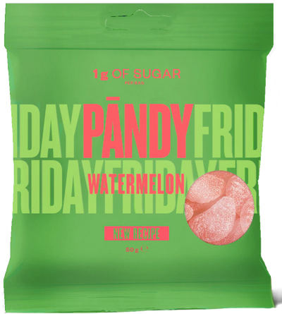 PANDY CANDY - Gumové bonbony bez přidaného cukru Příchuť: WATERMELON