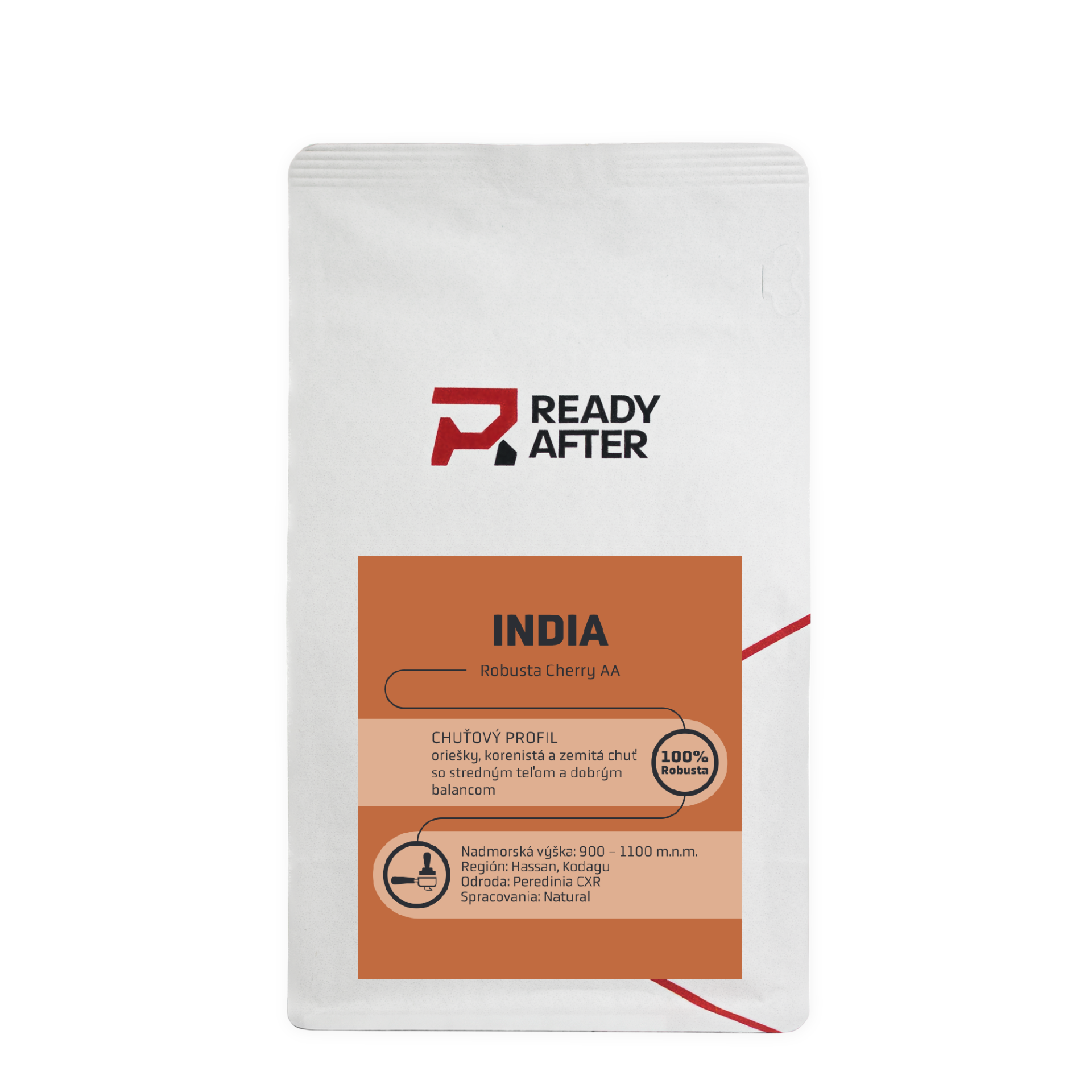 Indie Robusta Cherry AA - 100% Robusta káva Balení: 500g