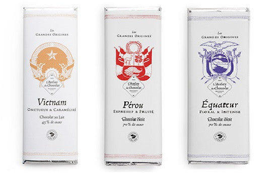 Trio of Chocolate Bars from Great Origins