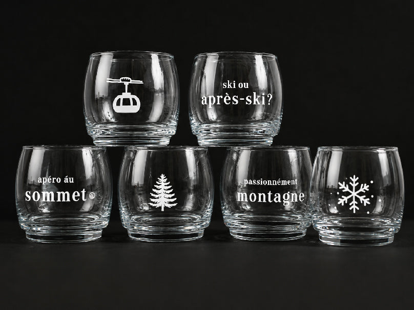 6 Round Mountain Glasses