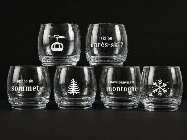 6 Round Mountain Glasses