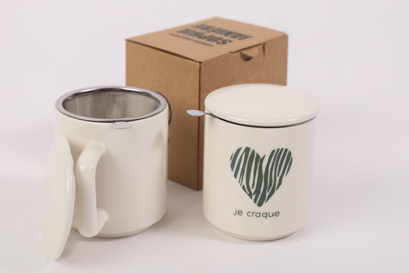 Heart-shaped tea infuser I love