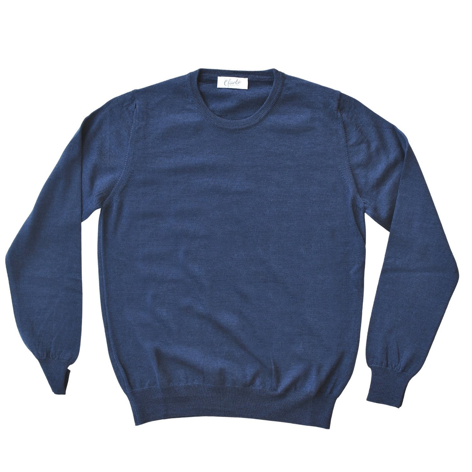 El Suéter Italiano 100% Merino - Marino