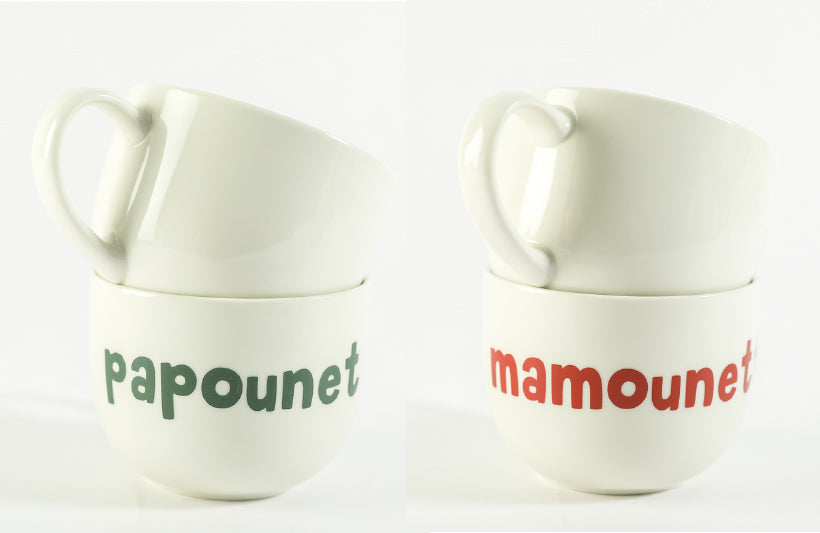 Set of 2 Breakfast Dad/Mom Mugs