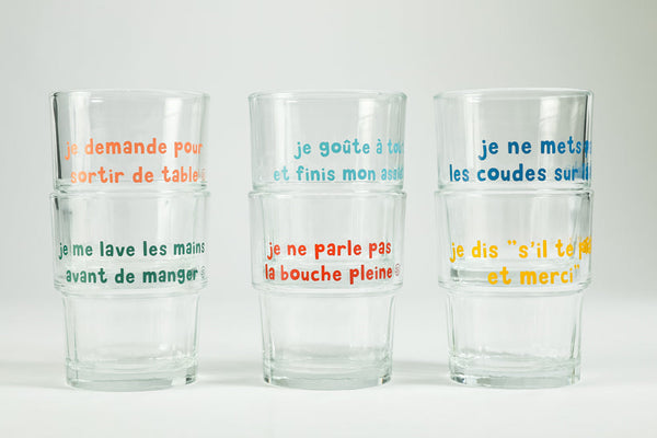 6 Léon Good Manners Glasses