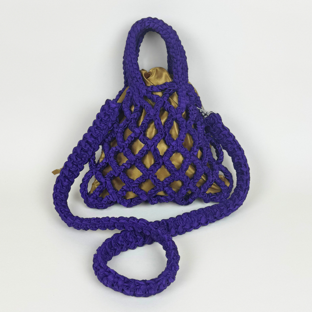 The Satin Net Purple