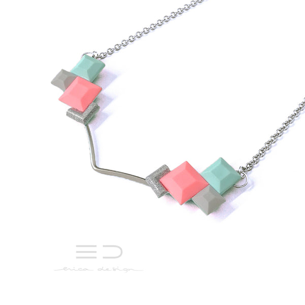 EXPANSION | gray – mint – coral – silver