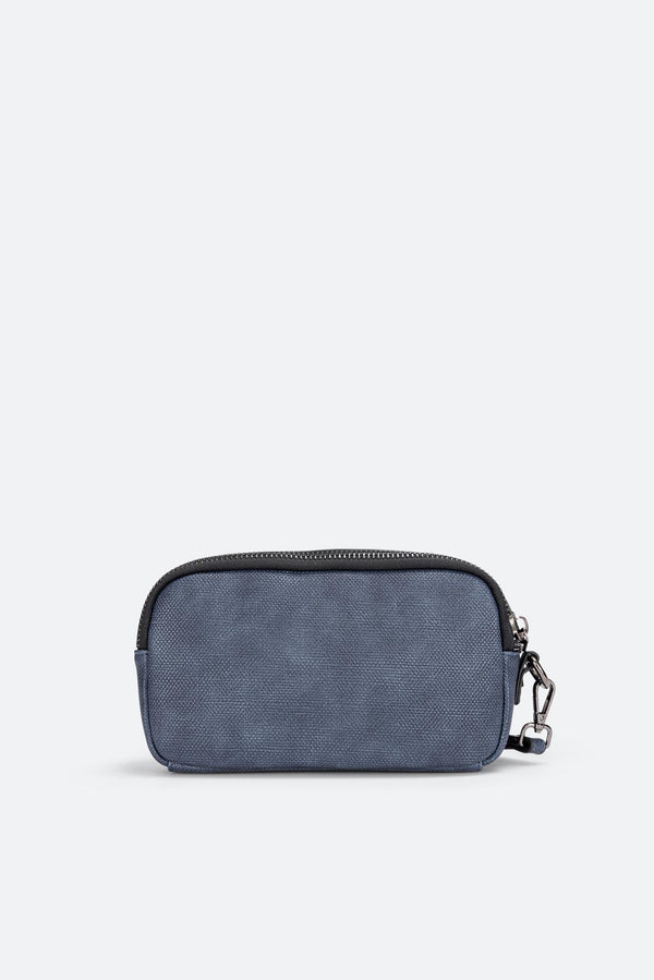 Beauty Tristan Texture with Embossed Logo in Blue