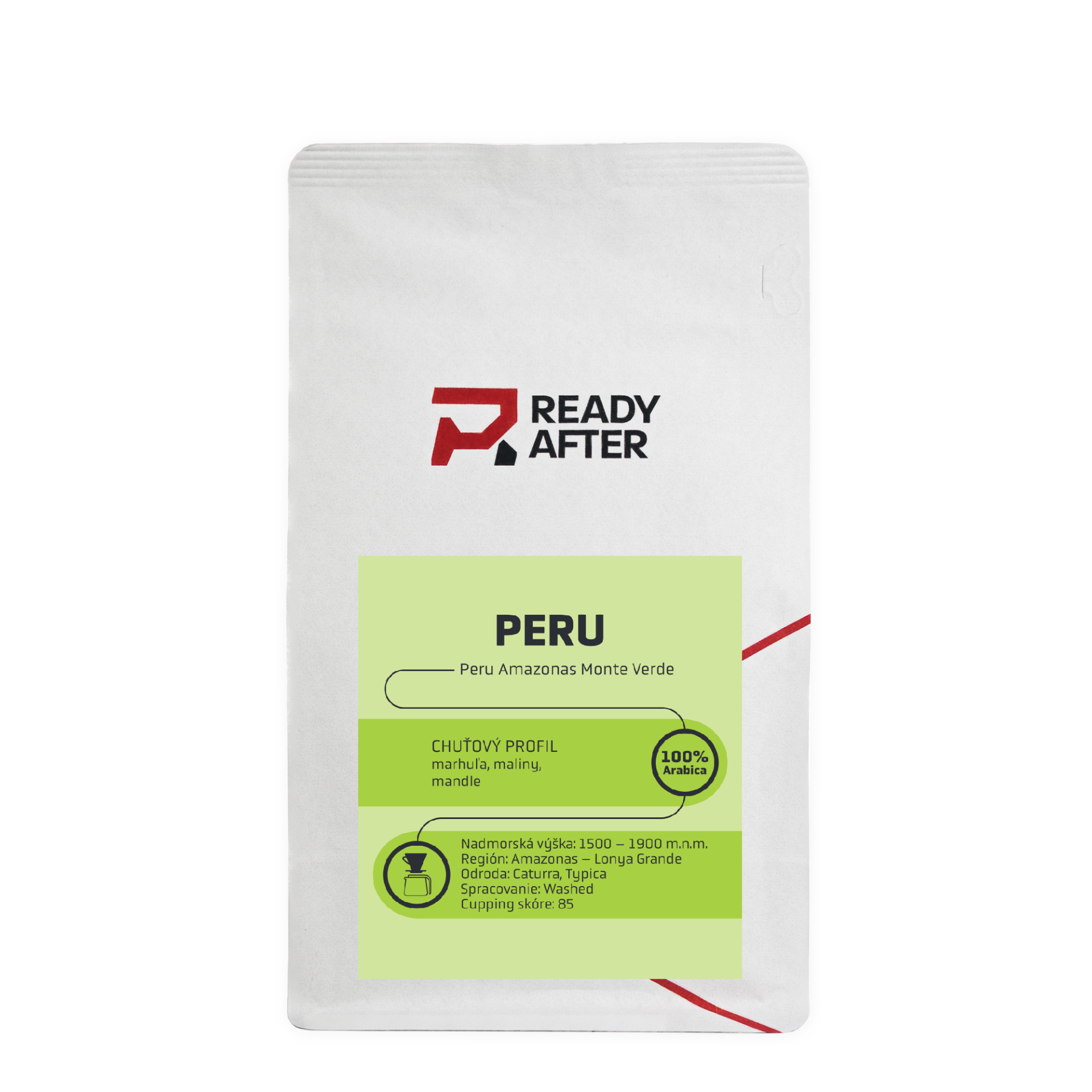 Peru Amazonas Monte Verde Wash - 100% Arabica Coffee Packaging: 500g