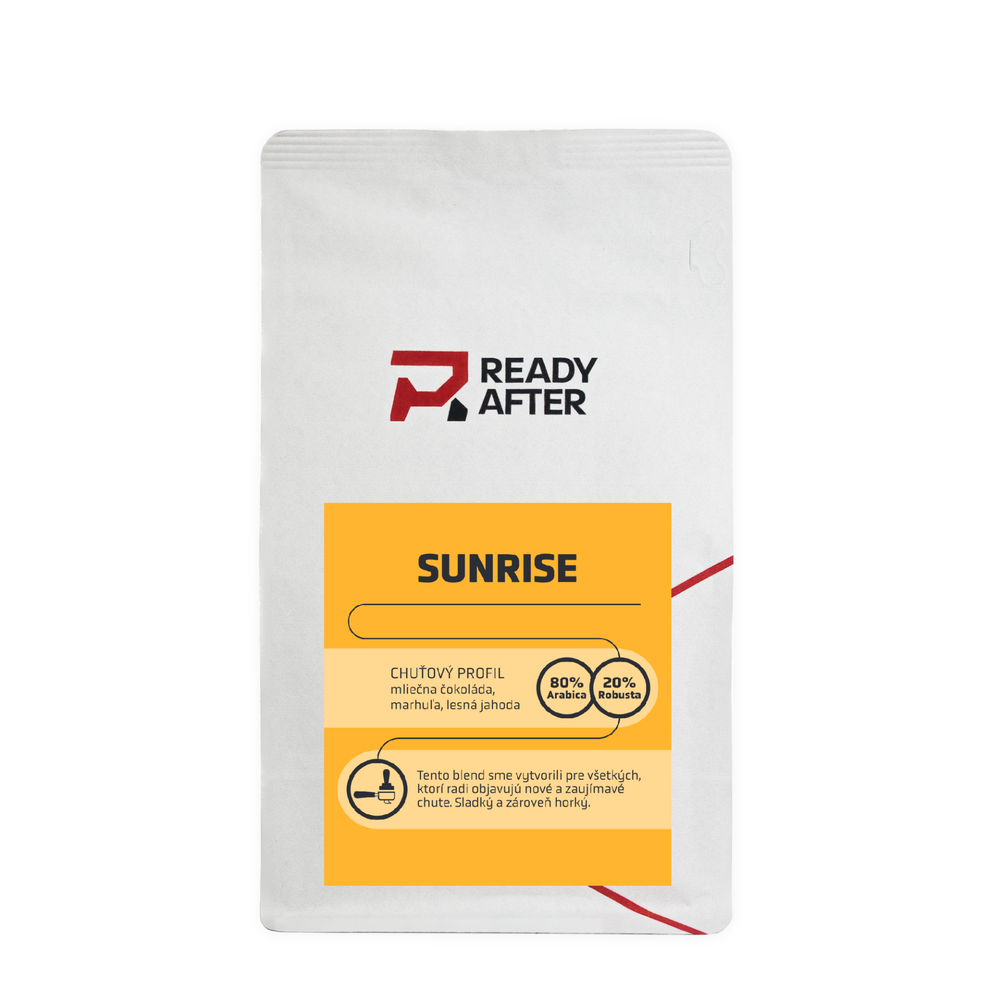 Sunrise - premium coffee blend 80% Arabica 20% Robusta Packaging: 200g