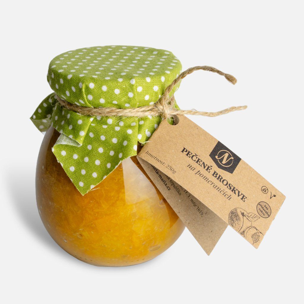 Baked Peaches with Oranges | no added sugar 130 g / 250 g