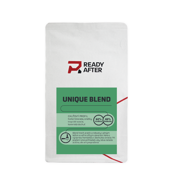 UNIQUE blend - premium coffee blend 60% Arabica 40% Robusta Packaging: 500g