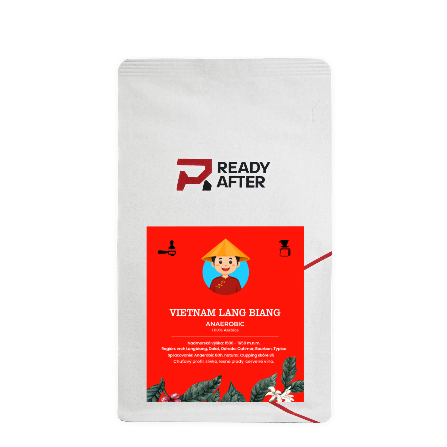 Vietnam Lang Biang Anaerobní - 100% Arabica Káva Balení: 200g