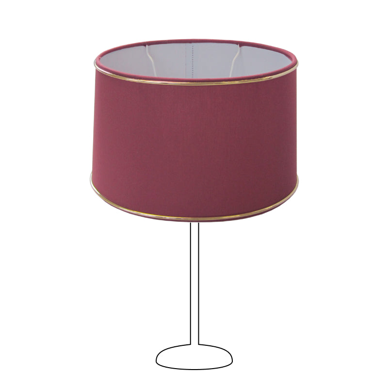 Various Oval Chintz Lampshade with Gold Edge, for E27 - for Table Lamp