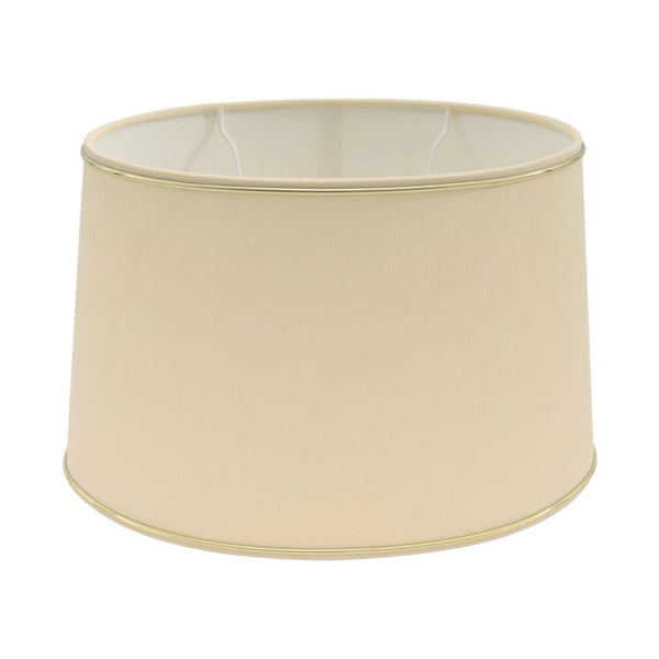 Various Oval Chintz Lampshade with Gold Edge, for E27 - for Table Lamp