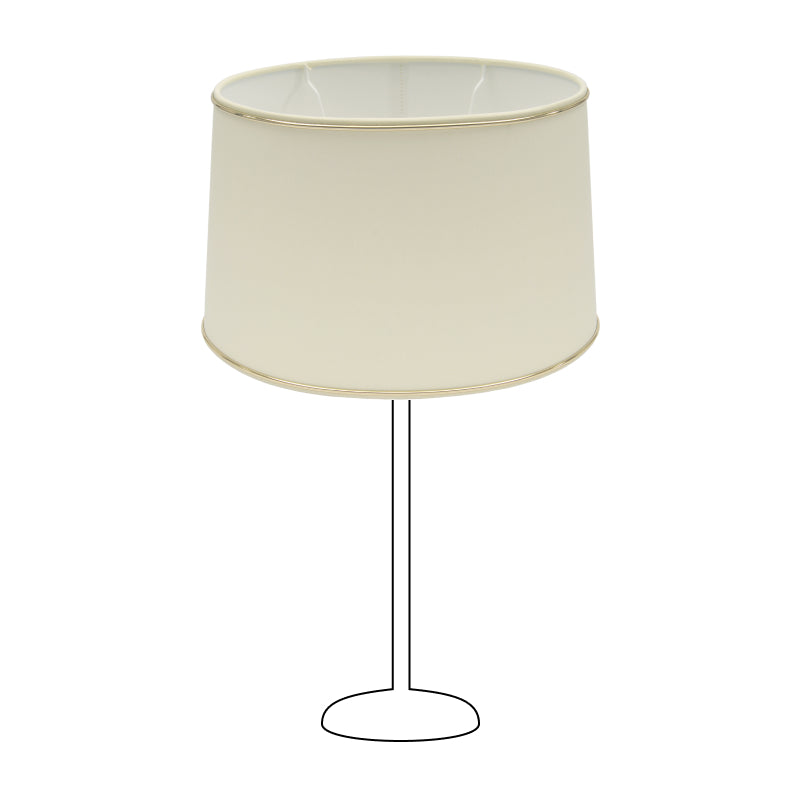 Various Oval Chintz Lampshade with Gold Edge, for E27 - for Table Lamp