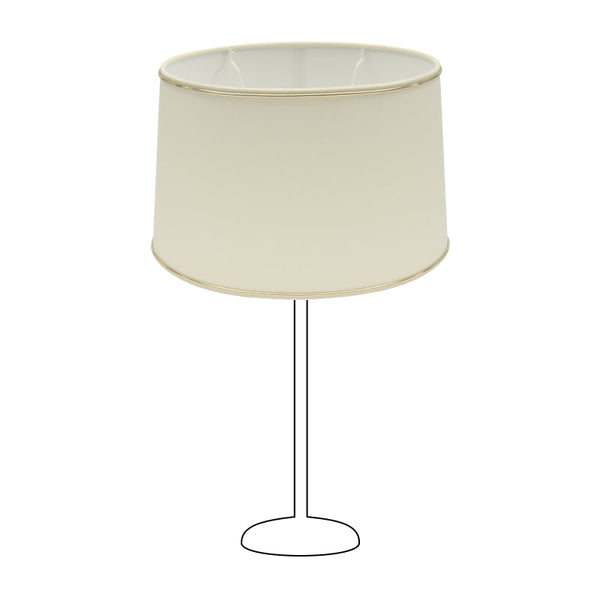 Various Oval Chintz Lampshade with Gold Edge, for E27 - for Table Lamp