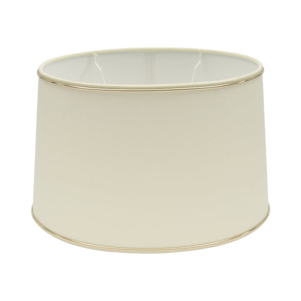 Various Oval Chintz Lampshade with Gold Edge, for E27 - for Table Lamp