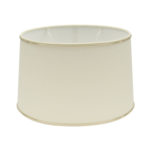 Various Oval Chintz Lampshade with Gold Edge, for E27 - for Table Lamp