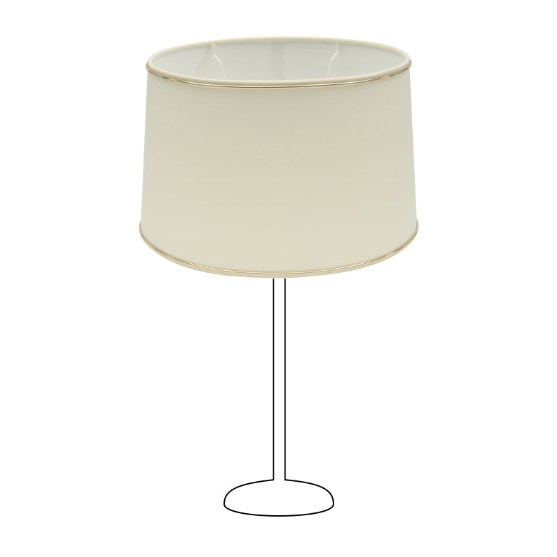 Various Oval Chintz Lampshade with Gold Edge, for E27 - for Table Lamp