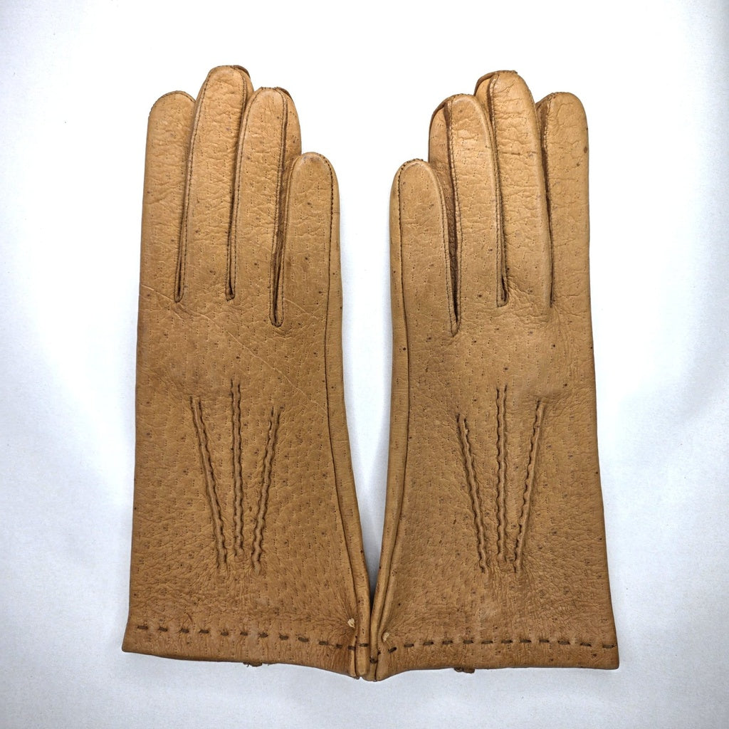 Elegant Peccary Leather Gloves