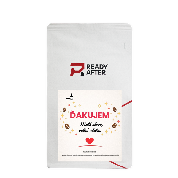 Děkujeme - 100% Arabica Káva Balení: 200g