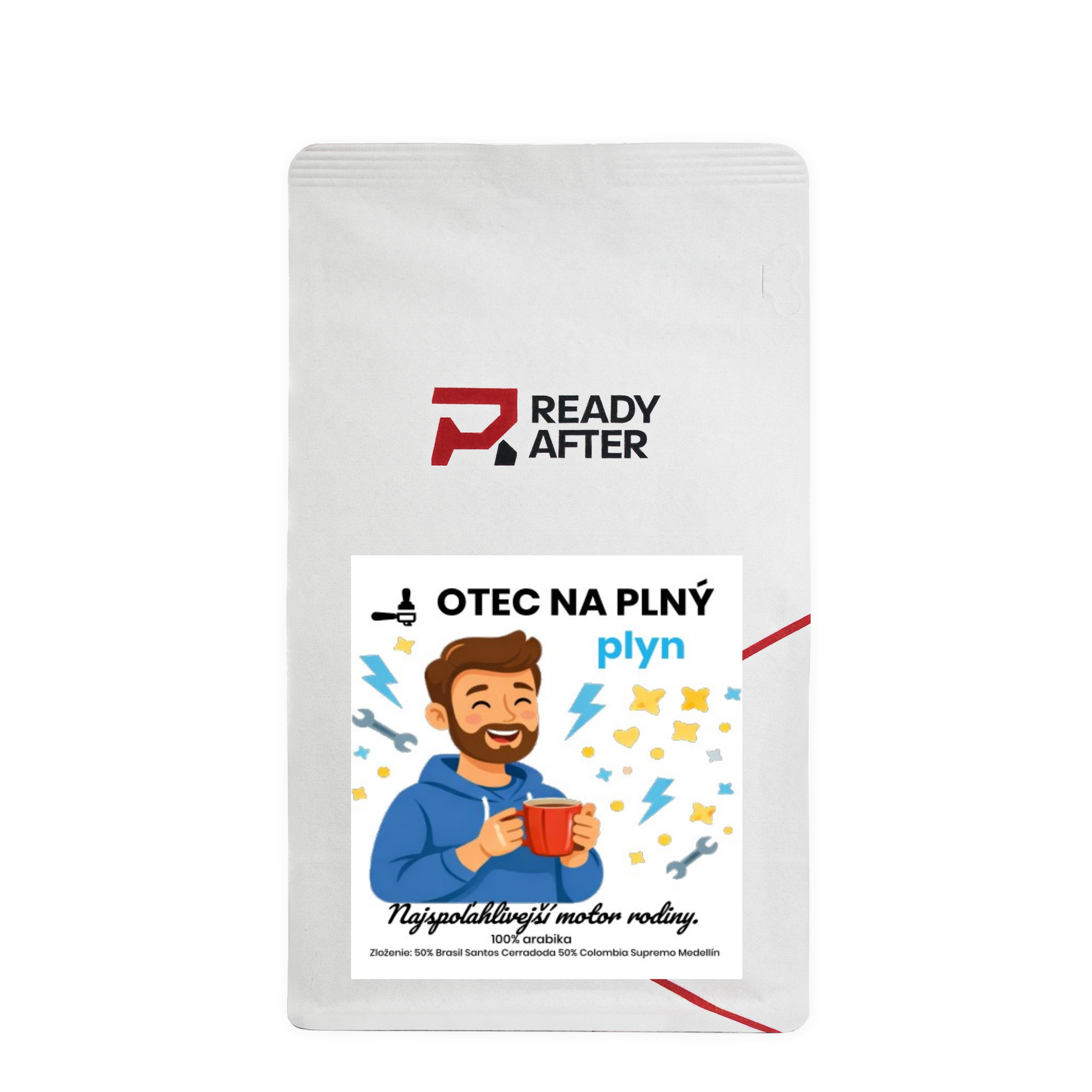 OTEC NA PLNÉ OTOČKY - 100% Arabica Káva Balení: 500g