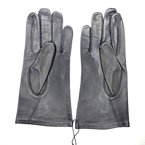 Women's gloves without lining with decoration