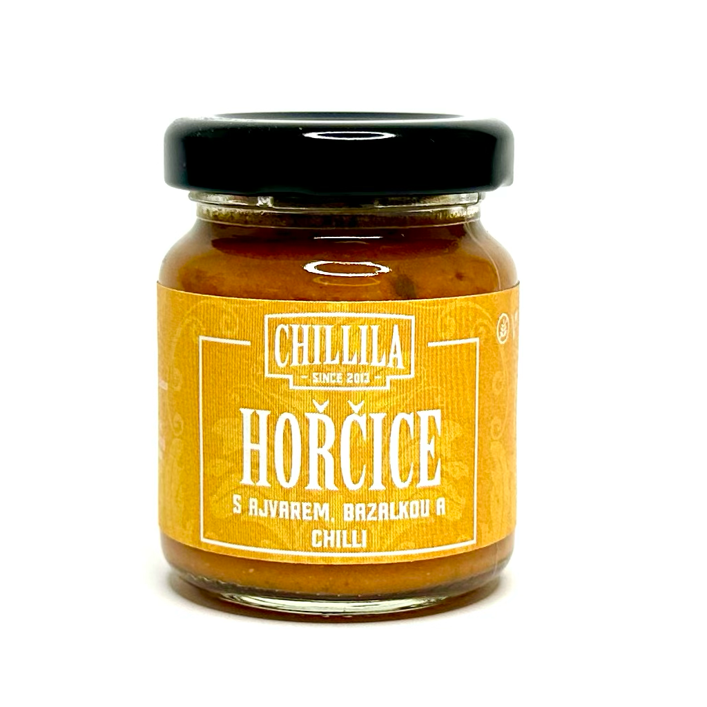 Mustard with Ajvar and Basil 60 ml / 210 ml